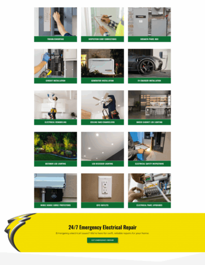 Electrical services in the woodl