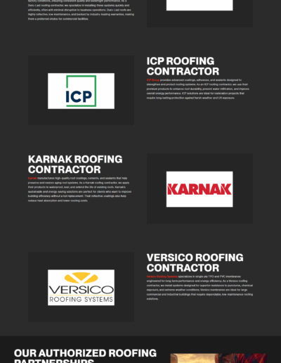 Authorized commercial roofing co