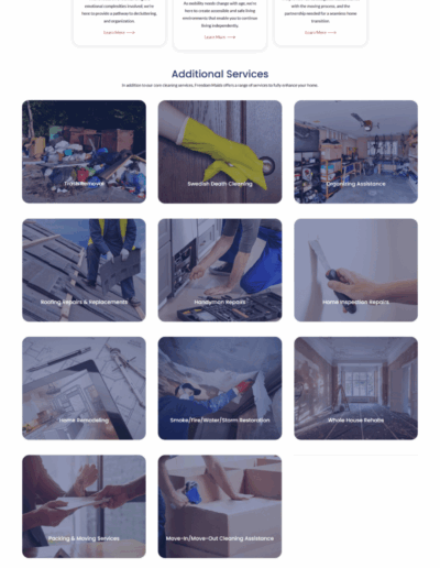 Cleaning renovation services in