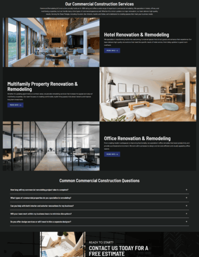 Commercial remodeling services i
