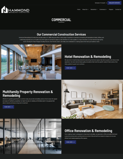 Commercial remodeling services i