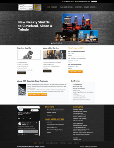 Esp specialty steel stainless st