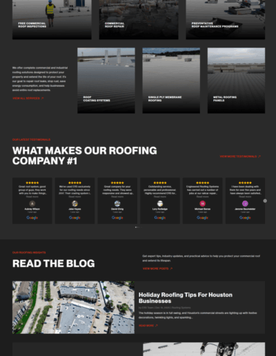 Engineered roofing systems comme
