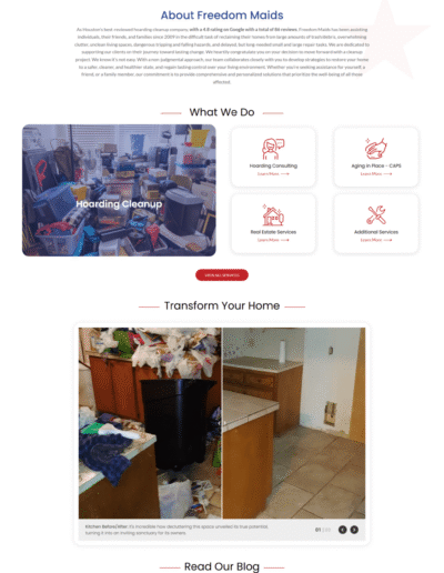 Freedom maids hoarding company i