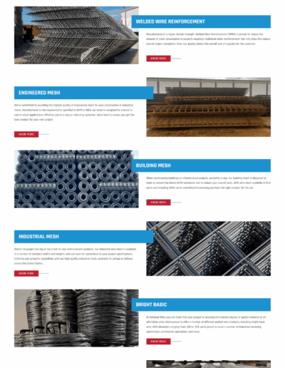 High quality welded wire product