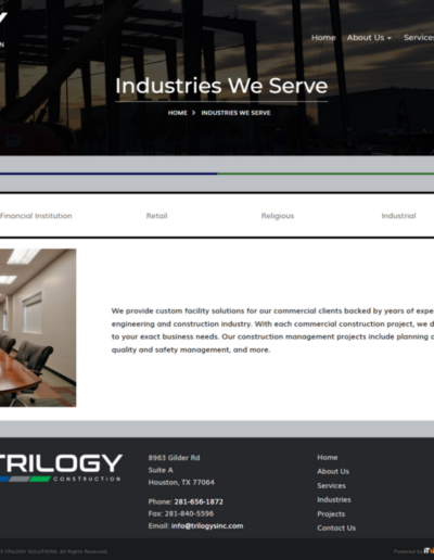 Industries we serve trilogy 12 2