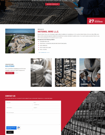 National wire llc leading welded