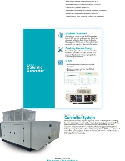 Our power on demand generator