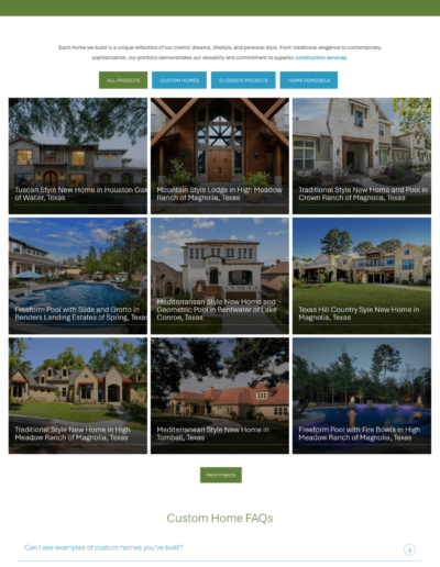 Picklo homes custom project port