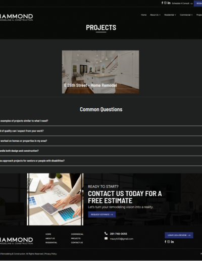 Recent remodeling projects by ha