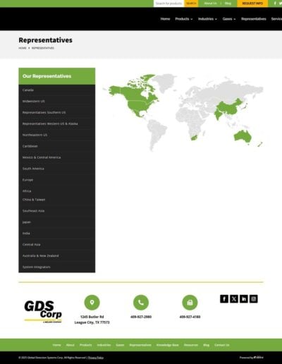 Worldwide representatives global