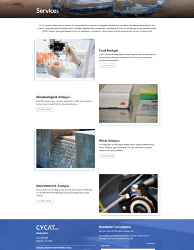 Services Page